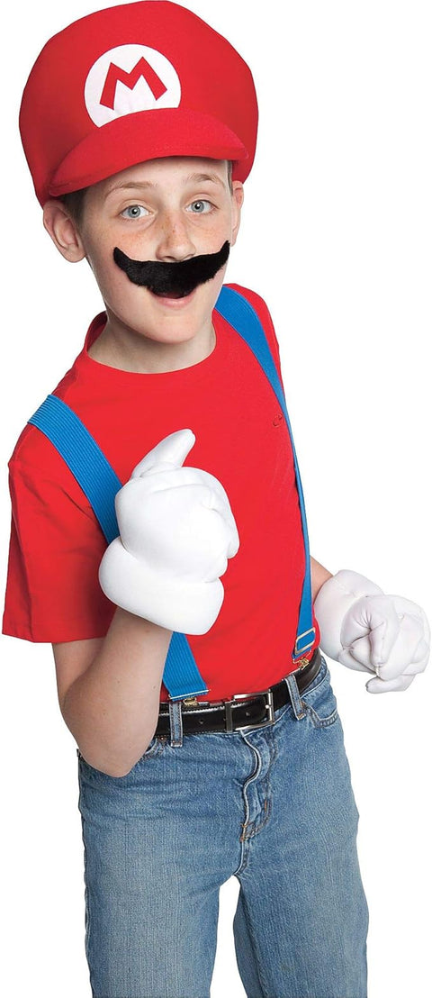 Disguise Nintendo Super Mario Brothers Mario Child Hat & Mustache | Disguise In Lebanon
