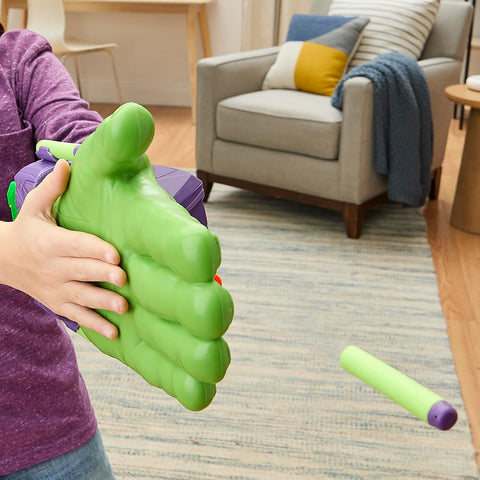 NERF Marvel Avengers Hulk Thunderclap Blaster Roleplay Toy with 3 Darts|NERF In Lebanon