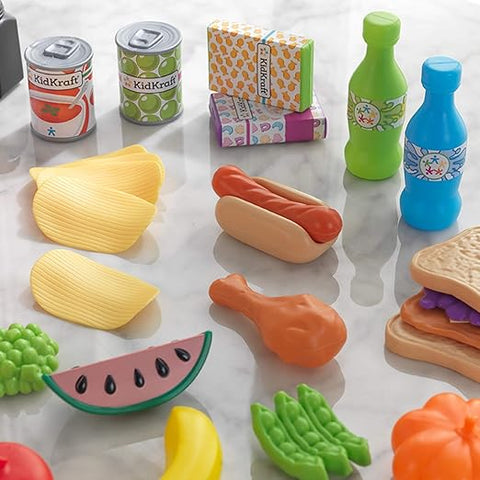 KidKraft 65-Piece Plastic Play Food Set for Play Kitchens | KidKraft In Lebanon