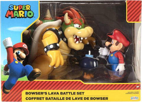 Jakks Pacific Super Mario 3 and 5 Inch Diorama World Of Nintendo Bowser Diorama Set |Jakks Pacific In Lebanon