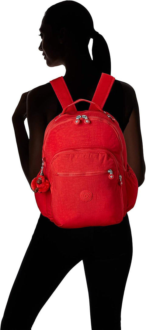 Kipling Women's Red Seoul GO Large Laptop Backpack |Kipling In Lebanon