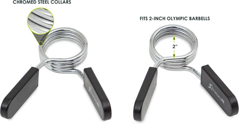 ProsourceFit Olympic Barbell Spring Clip Collar 2-inch Pair |ProsourceFit In Lebanon