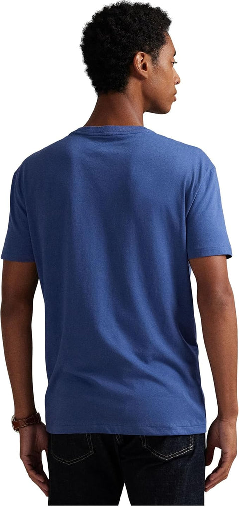 Polo Ralph Lauren Men's Dark Blue Slim Fit Crew Neck T-Shirt | Polo Ralph Lauren In Lebanon