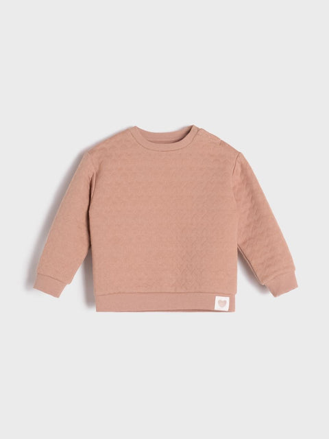 Sinsay Baby Girl's Dark Beige Sweatshirts | Sinsay In Lebanon