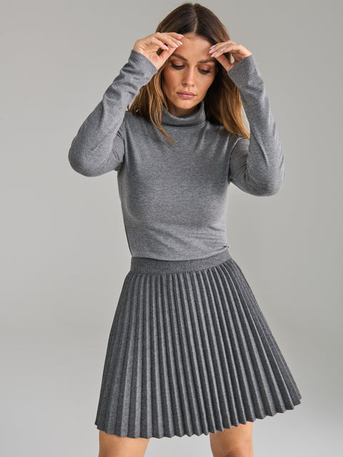 Sinsay Women's Grey Pleated Skirt | Sinsay in Lebanon
