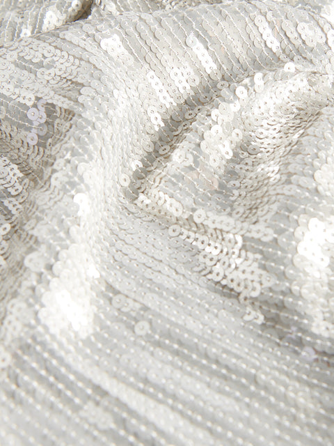 Reserved Women's Silver Mini Dress With Sequins | Reserved In Lebanon