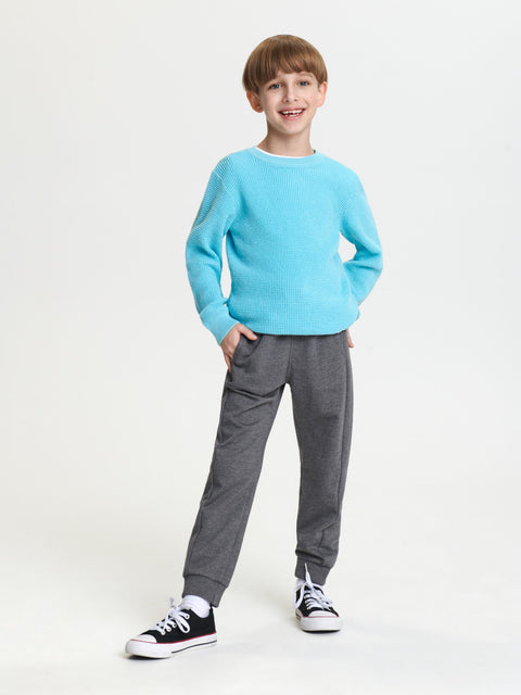Sinsay Boy's Dark Grey/Aqua Jogger Sweatpants 2-pack | Sinsay In Lebanon