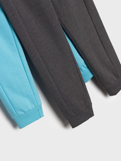 Sinsay Boy's Dark Grey/Aqua Jogger Sweatpants 2-pack | Sinsay In Lebanon