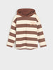 Sinsay Boy's Brown & Beige Striped Pullover Hoodies | Sinsay In Lebanon