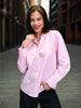 Sinsay Women’s Pink & White Striped Shirt  | Sinsay in Lebanon