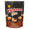 Biskrem Mini packaging with chocolate cream filling illustration on a white background