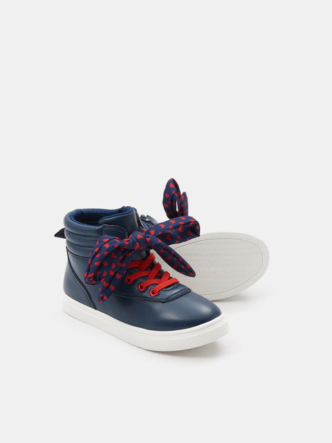 Sinsay Girl's Navy High Ankled Sneakers | Sinsay In Lebanon
