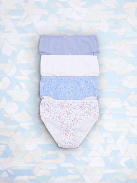 Sinsay Girl's Purple /White 4pc Brief | Sinsay in Lebanon