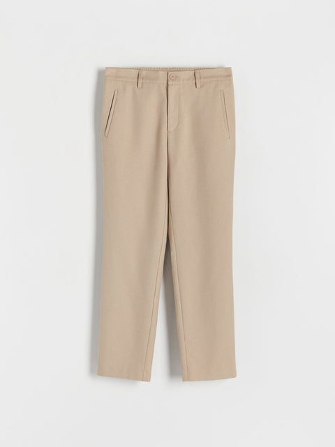 Reserved Men's Tan Slim Chino Trousers | Reserved In Lebanon
