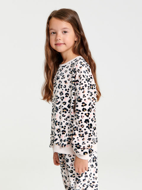 Sinsay Girl's Light Pink Floral Printed Long Sleeve Blouse | Sinsay In Lebanon