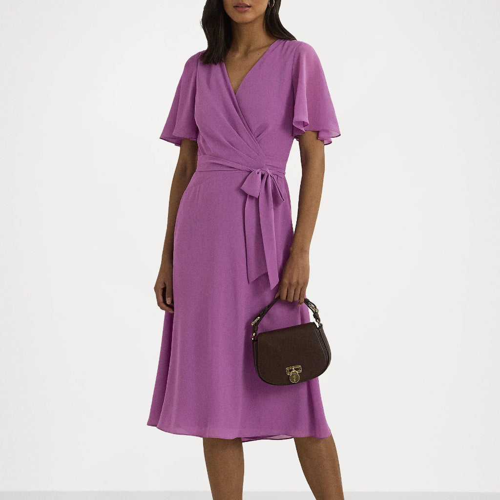 Lauren Ralph Lauren Women's Purple Cocktail Dress
