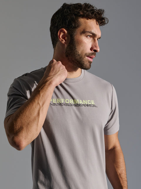 Sinsay Men's Grey Performance Short Sleeve T-Shirt | Sinsay In Lebanon