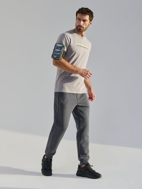 Sinsay Men's Grey Performance Short Sleeve T-Shirt | Sinsay In Lebanon