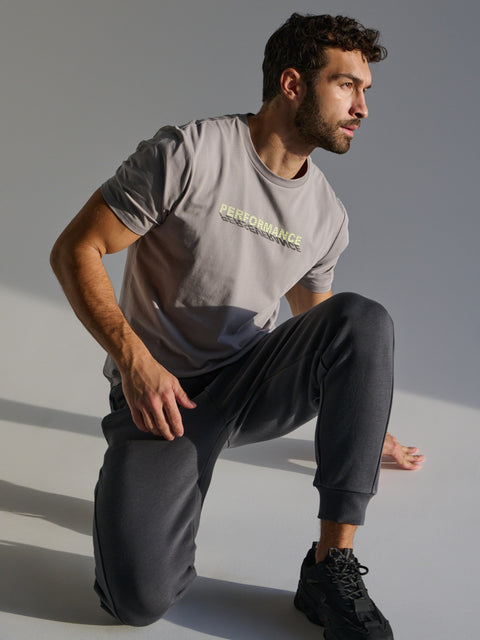 Sinsay Men's Grey Performance Short Sleeve T-Shirt | Sinsay In Lebanon