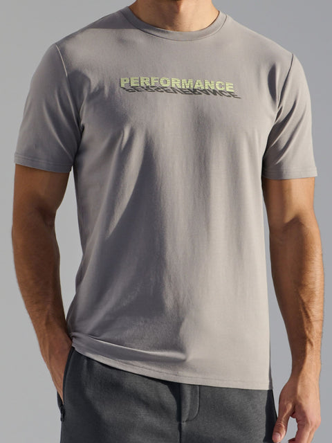 Sinsay Men's Grey Performance Short Sleeve T-Shirt | Sinsay In Lebanon