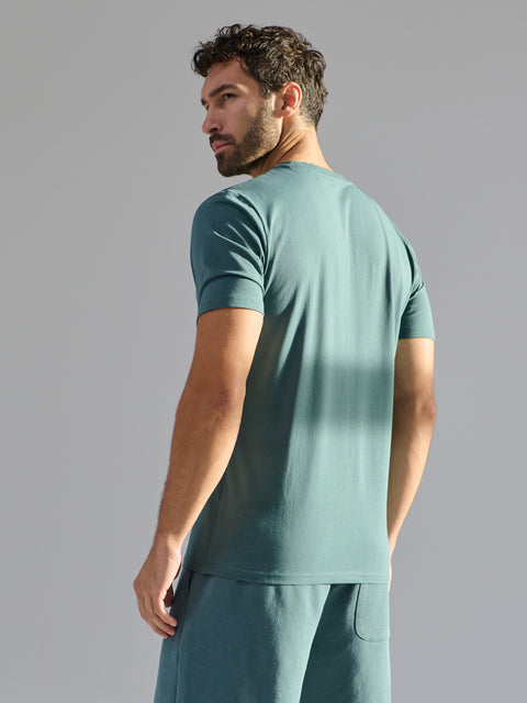 Sinsay Men's Dark Green Performance Short-Sleeved T-Shirt | Sinsay In Lebanon