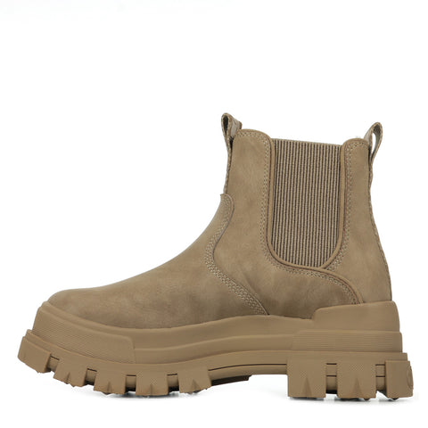 Buffalo Women's Brown Aspha Chelsea Warm Boots| Buffalo in Lebanon