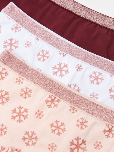 Sinsay Girl's Multicolor Set of 3 Boxers |Sinsay In Lebanon