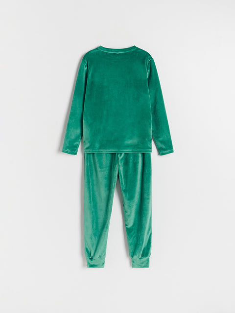 Reserved Baby Girl's Dark Green Grinch Christmas Pajama Set | Reserved In Lebanon