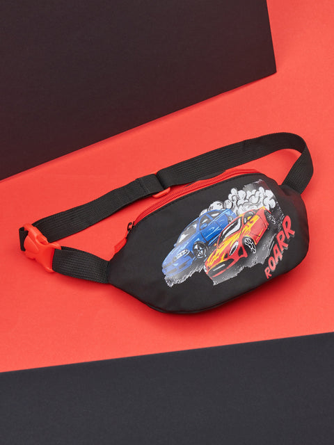Sinsay Boy's Black Belt Bag With Print | Sinsay In Lebanon