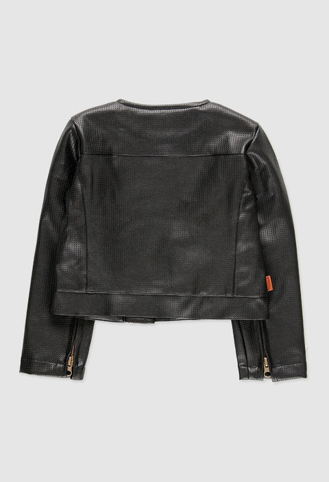 Boboli Girl's Black Leather Jacket| Boboli in Lebanon