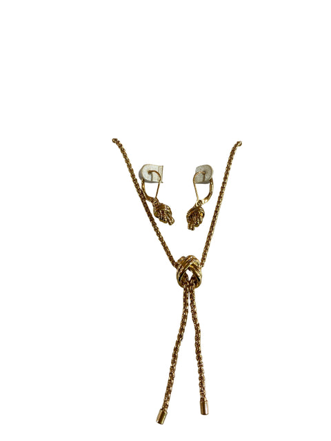 Anne Klein Women's Gold-Tone Rope Chain Knot 2 Pieces Accessory Set | Anne Klein In Lebanon