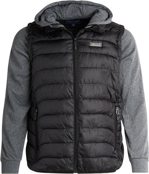 Cherokee Men's Black & Grey Puffer Jacket | Cherokee In Lebanon