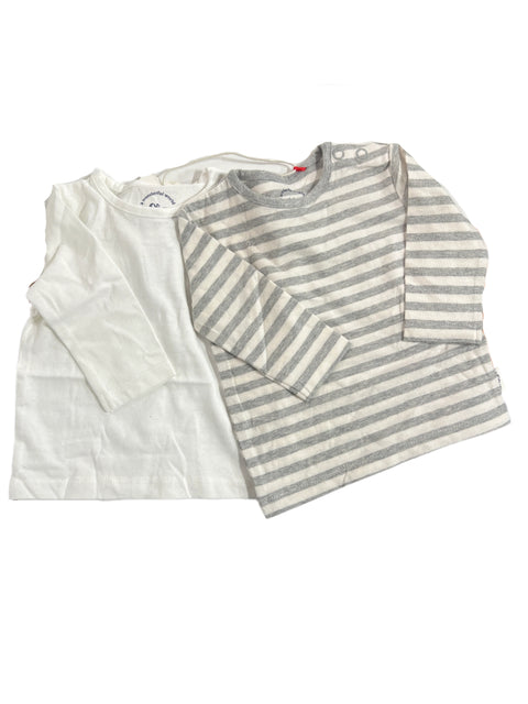 S.Oliver Baby Girl's Pack Of 2 Multicolor  Long-Sleeve Blouse