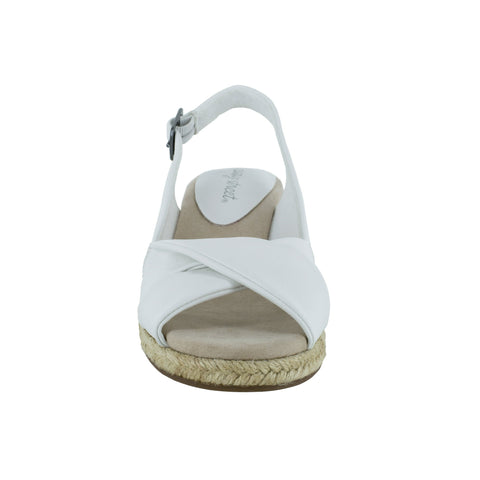 Easy Street Women's White Maureen Espadrille Slingback Sandals |Easy Street In Lebanon
