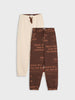 Sinsay Boy's Beige & Brown Set Of 2 Jogger Sweatpants | Sinsay In Lebanon