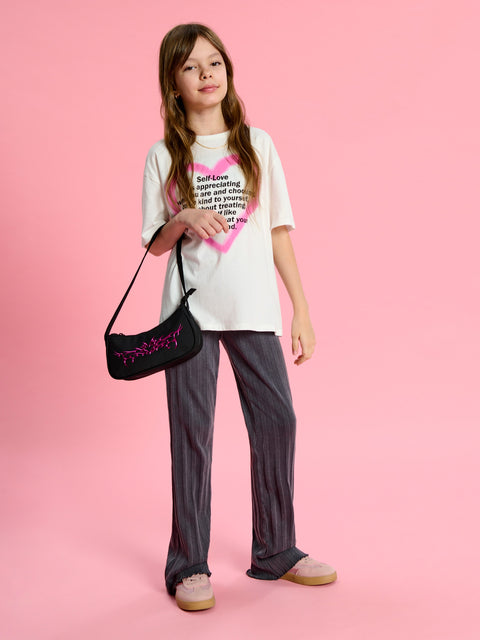 Sinsay Girl's Black Shoulder Bag With Print | Sinsay In Lebanon