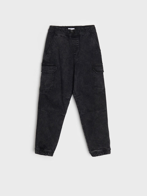 Sinsay Boy's Black Cargo Jeans | Sinsay In Lebanon
