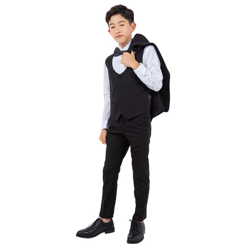 Perry Ellis Boy's Burgundy 5-Piece Slim Fit Shawl Tuxedo Set | Perry Ellis In Lebanon