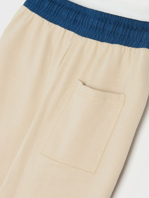 Sinsay Boy's Beige & Navy Elastic Waist Short | Sinsay In Lebanon