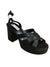 Steve Madden Women's Black Leather Heeled Sandals| Steve Madden in Lebanon