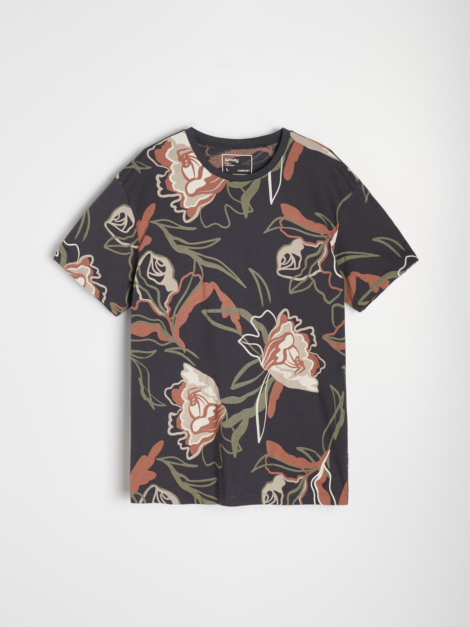 Sinsay Men's Multicolor All Over Print T-Shirt | Sinsay In Lebanon