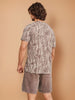 Sinsay Men's Khaki Decorative Printed T-Shirt | Sinsay In Lebanon