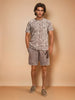 Sinsay Men's Khaki Decorative Printed T-Shirt | Sinsay In Lebanon