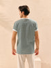 Sinsay Men's White & Green Striped T-shirt | Sinsay In Lebanon
