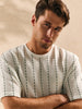 Sinsay Men's Light Green Striped T-Shirt | Sinsay In Lebanon