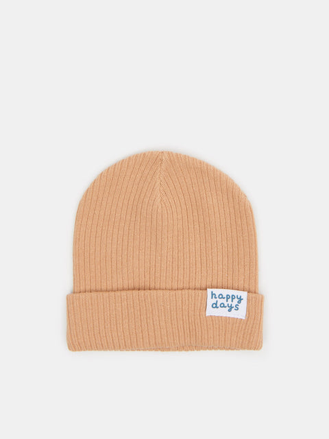 Sinsay Baby Boy's Golden Brown Beanie Hat | Sinsay In Lebanon