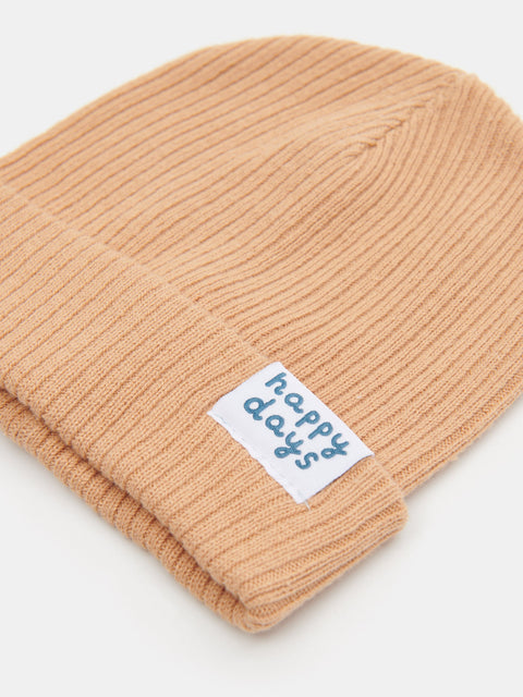 Sinsay Baby Boy's Golden Brown Beanie Hat | Sinsay In Lebanon