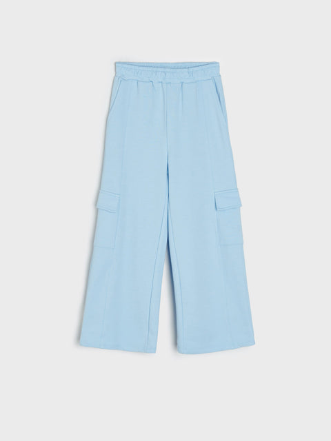 Sinsay Girl's Light Blue Cargo Pant | Sinsay In Lebanon