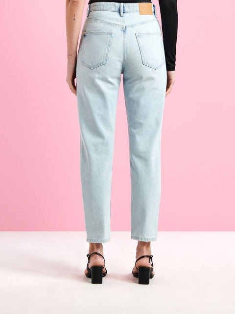Sinsay Women's Light Blue Mom Fit Jeans | Sinsay In Lebanon