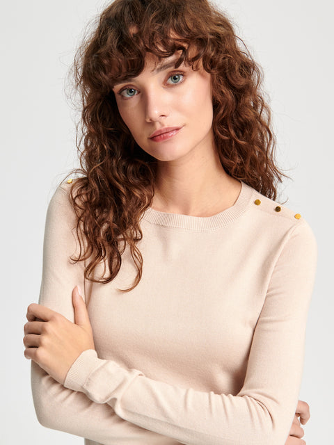 Sinsay Women's Beige Long Sleeve Blouse | Sinsay In Lebanon